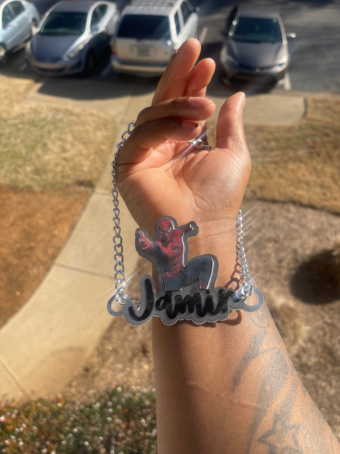 Nameplate necklace