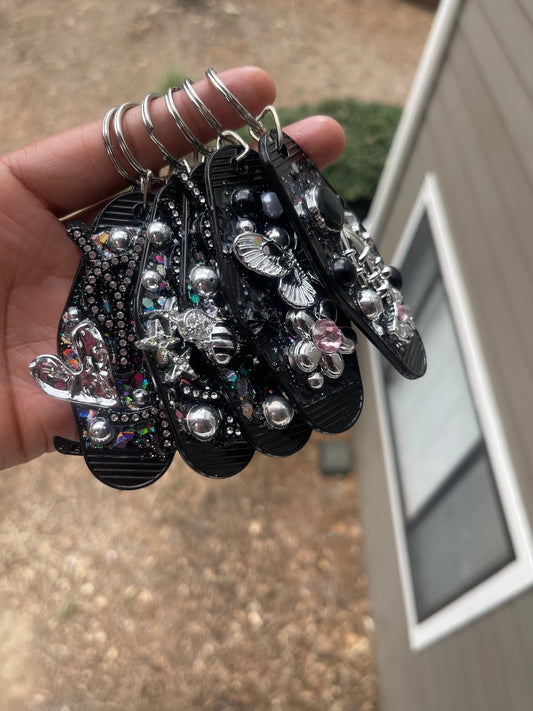 Black ace keychain